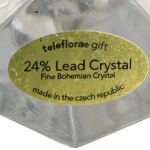 Pair of Glass Religious Items Including Etched Holy Water Flask-7