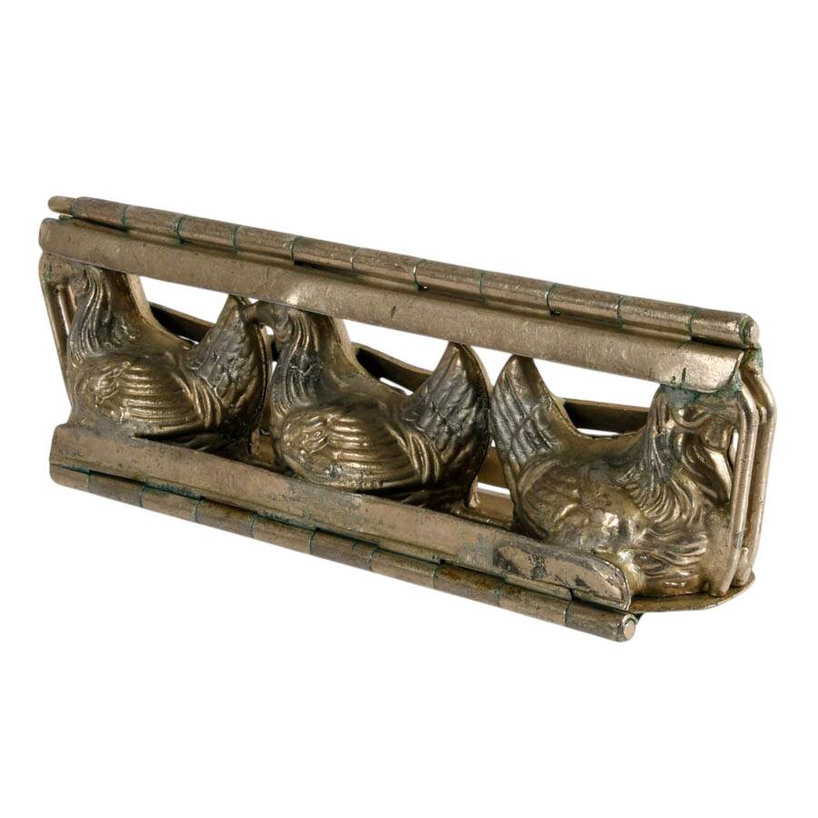 1930s Anton Reiche Chocolate Hen Molds-2