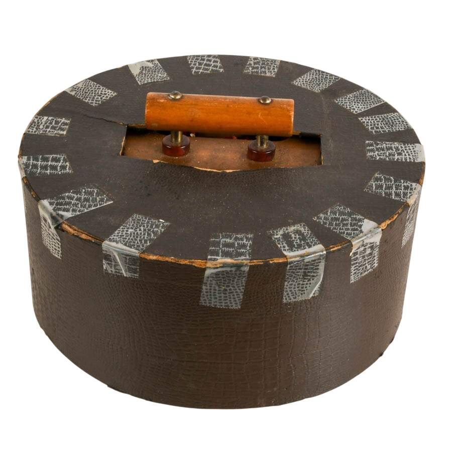 Mid-Century Poker Chip Caddy Set-9