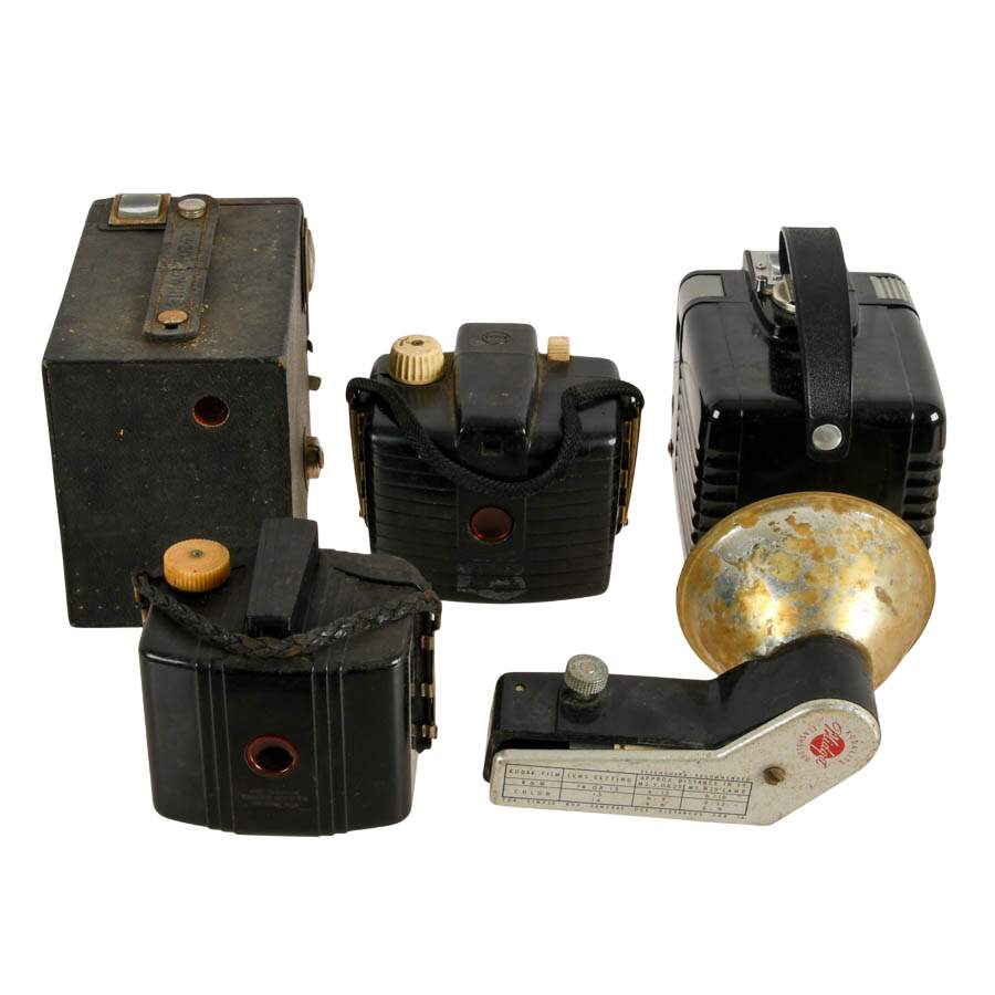Four-Piece Kodak Brownie Cameras-9