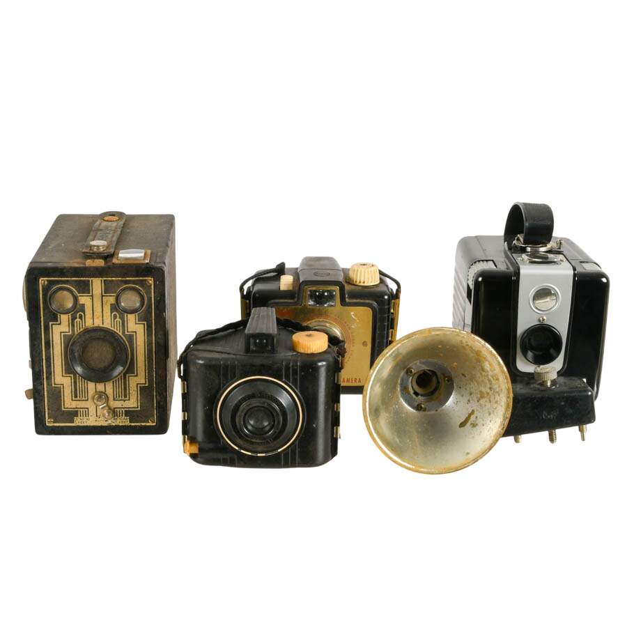 Four-Piece Kodak Brownie Cameras-2