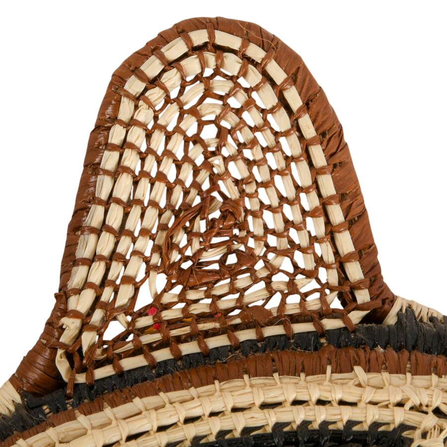 Hand-Woven Babirusa Mask from Emberá Tribe-7