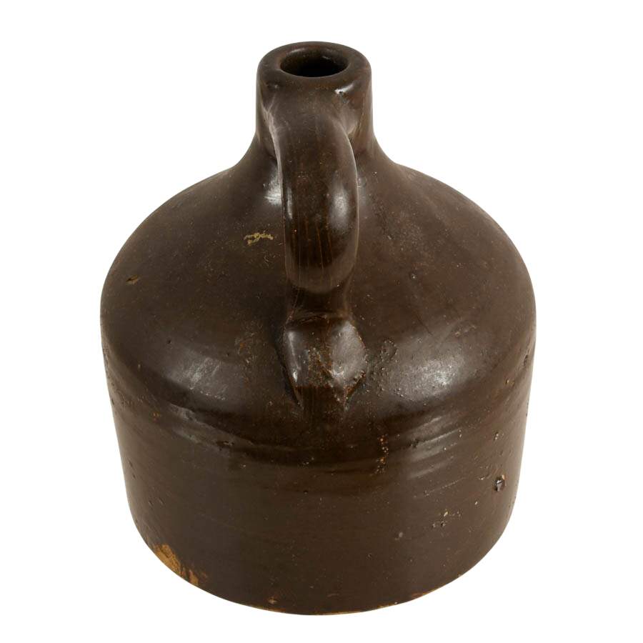 Antique Stoneware Glazed Beehive Jug-3