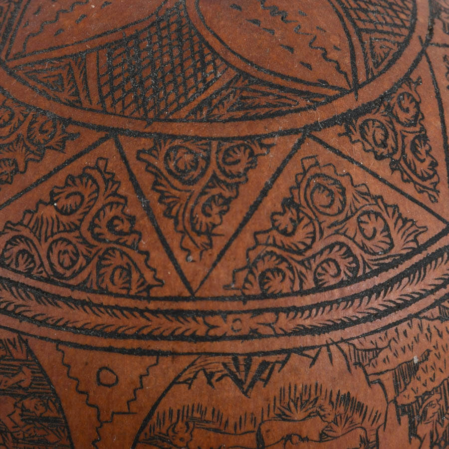 Hand-Made Peruvian Folk-Art Gourd-4