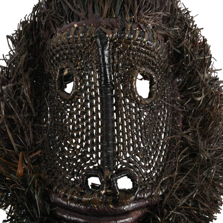 Hand-Woven Howler Monkey Mask from Emberá Tribe-6