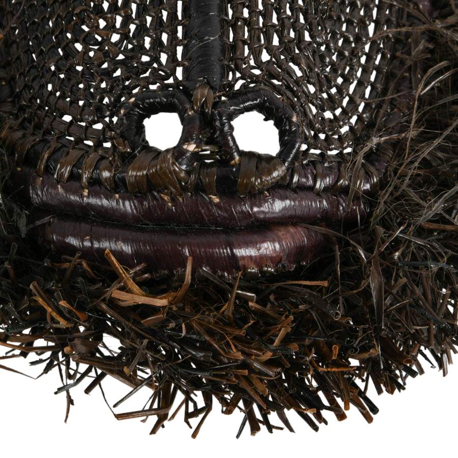 Hand-Woven Howler Monkey Mask from Emberá Tribe-5