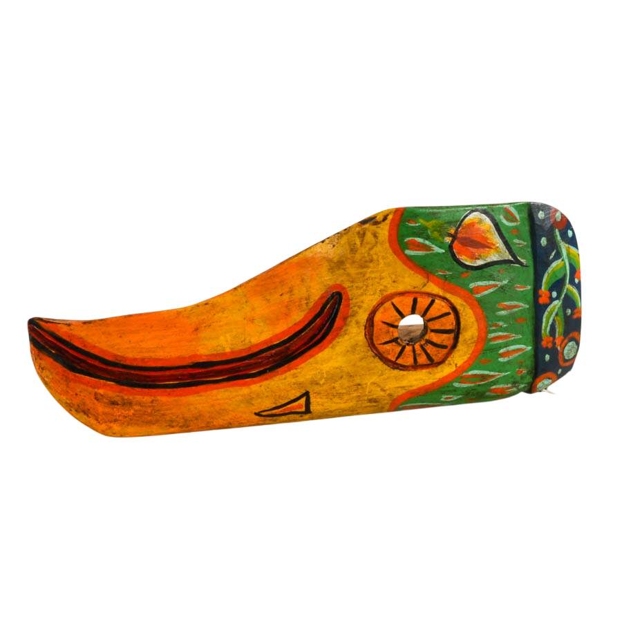 Guatemalan Hand-Carved Wood Toucan Mask-5