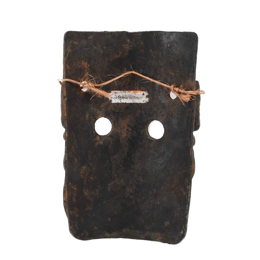 Clay Guatemalan Ceremonial Tribal Mask-5