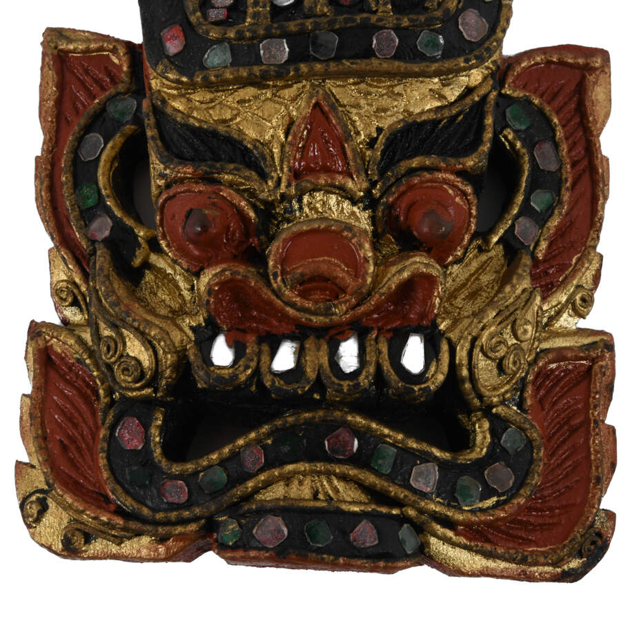 Hand-Carved Indonesian Miniature Balinese Mask-3