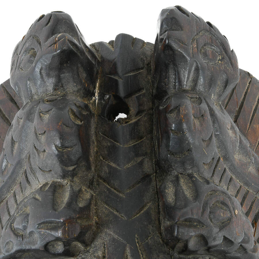 Antique Hand-Carved South American Mask-6