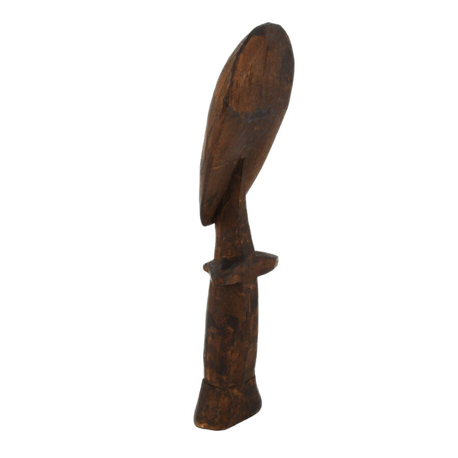 Carved Wooden Akuaba Ashanti Fertility Figure-4