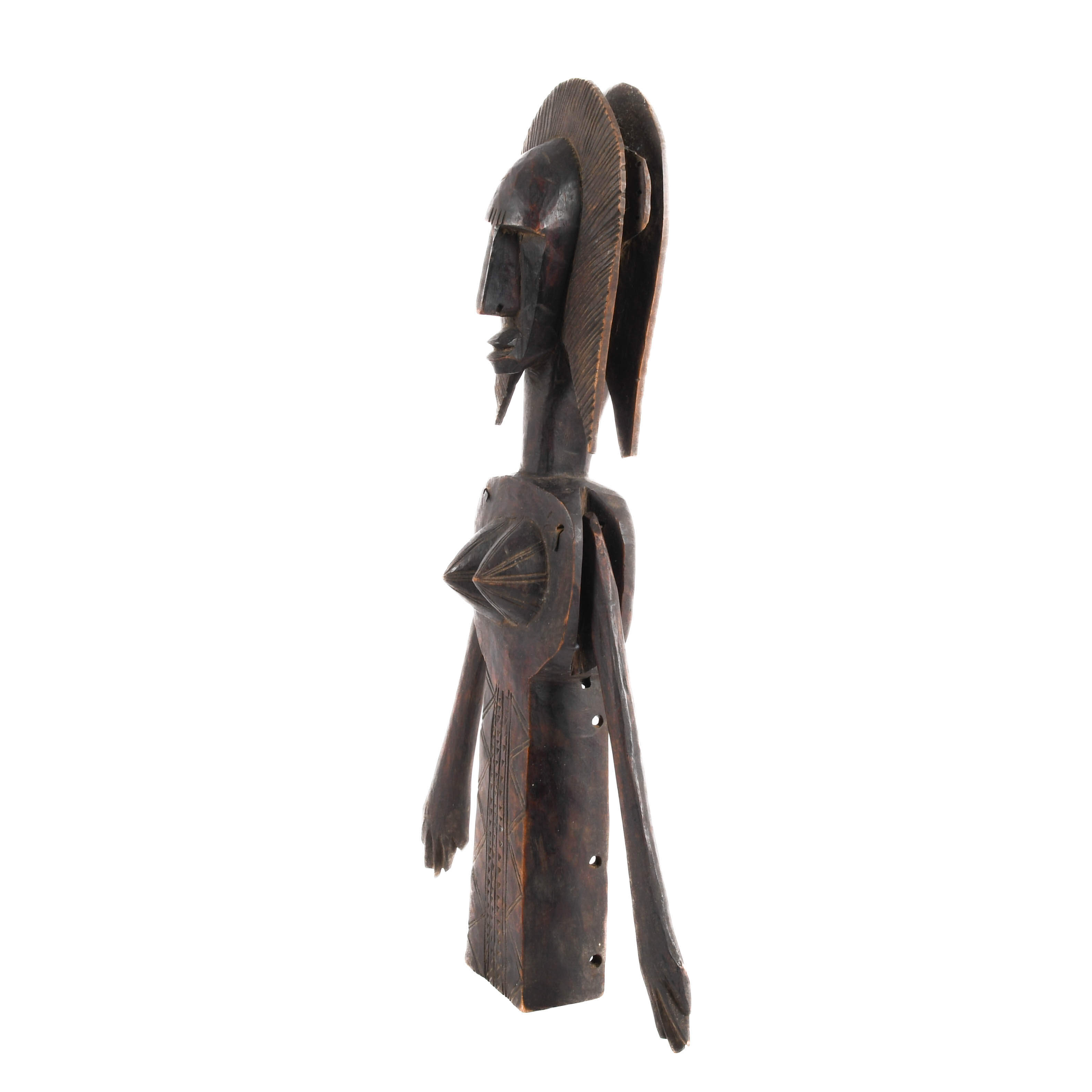 Antique Bambara African Statue-4