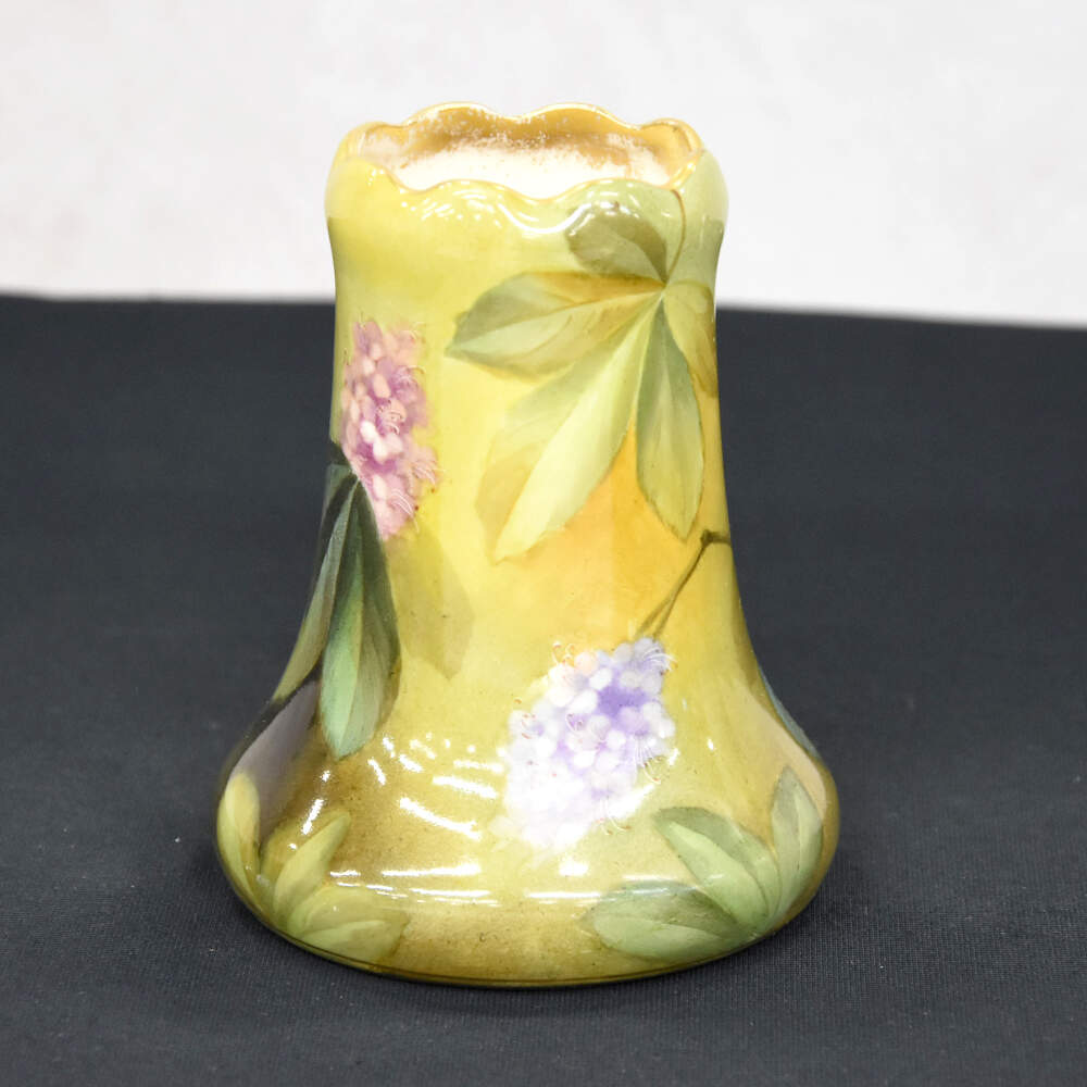 Antique Royal Bonn Hand-Painted Maiden's Portrait Vase-4