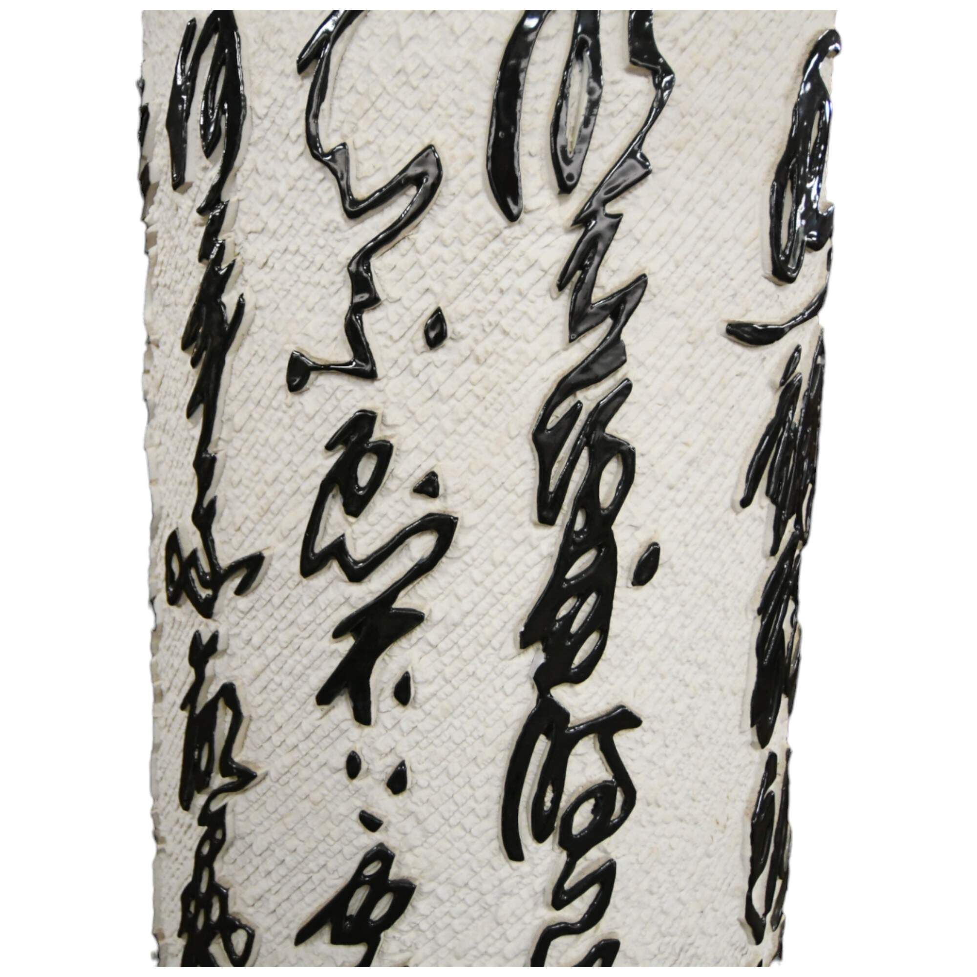 Chinese Baifu Calligraphy Palace-Size Porcelain Vase by Huamei Porcelain-6