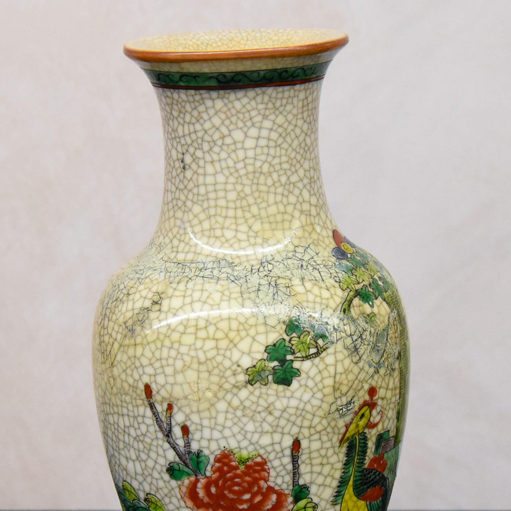 Asian Trumpet Floral Garden Vase-6