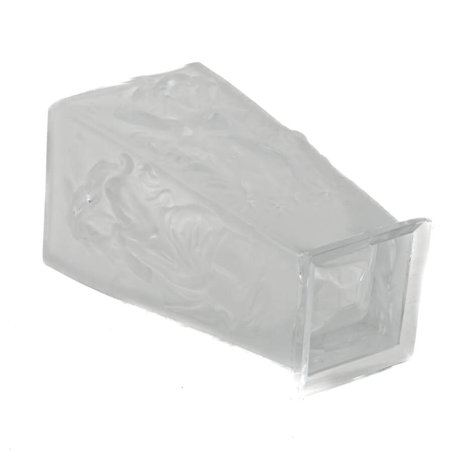 Czech Frosted Crystal Nude Form Vase-6