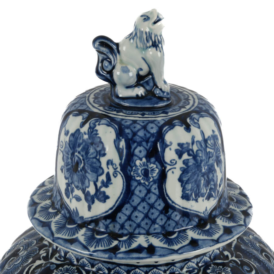 Royal Sphinx Delft Baluster Vase-5