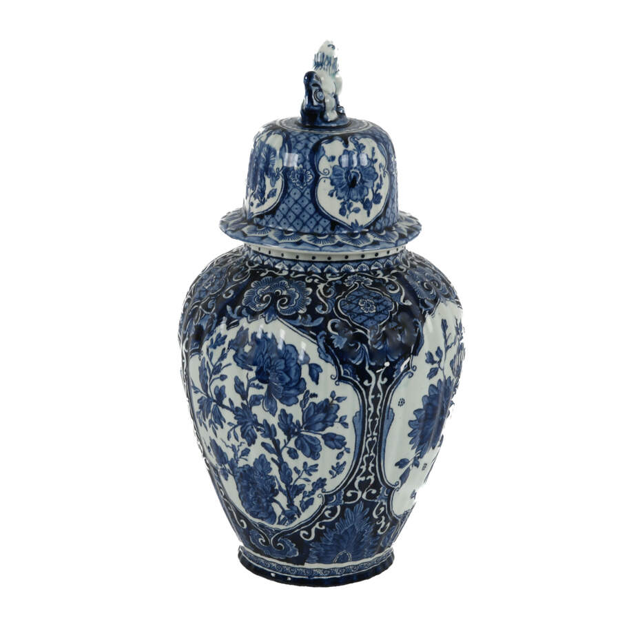 Royal Sphinx Delft Baluster Vase-3