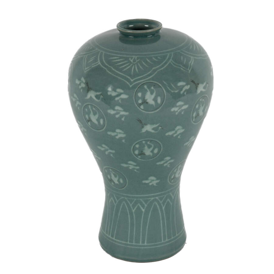 Antique Chinese Celadon Vase-3