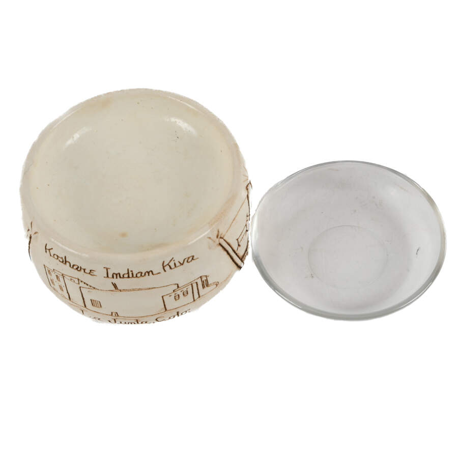 Native American Koshare Indian Kiva La Junta, Colorado Trinket Dish-5