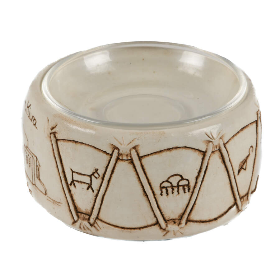 Native American Koshare Indian Kiva La Junta, Colorado Trinket Dish-2