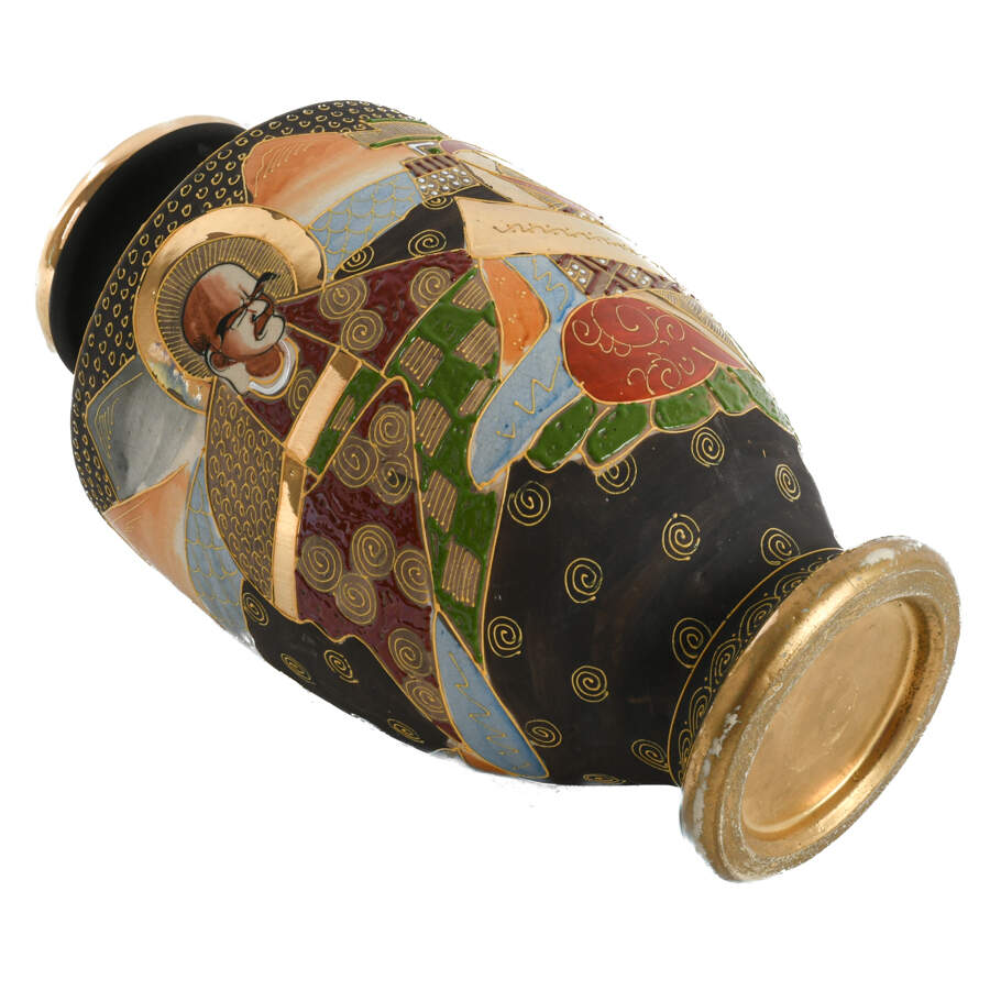 Japanese Satsuma Figural Vase-6