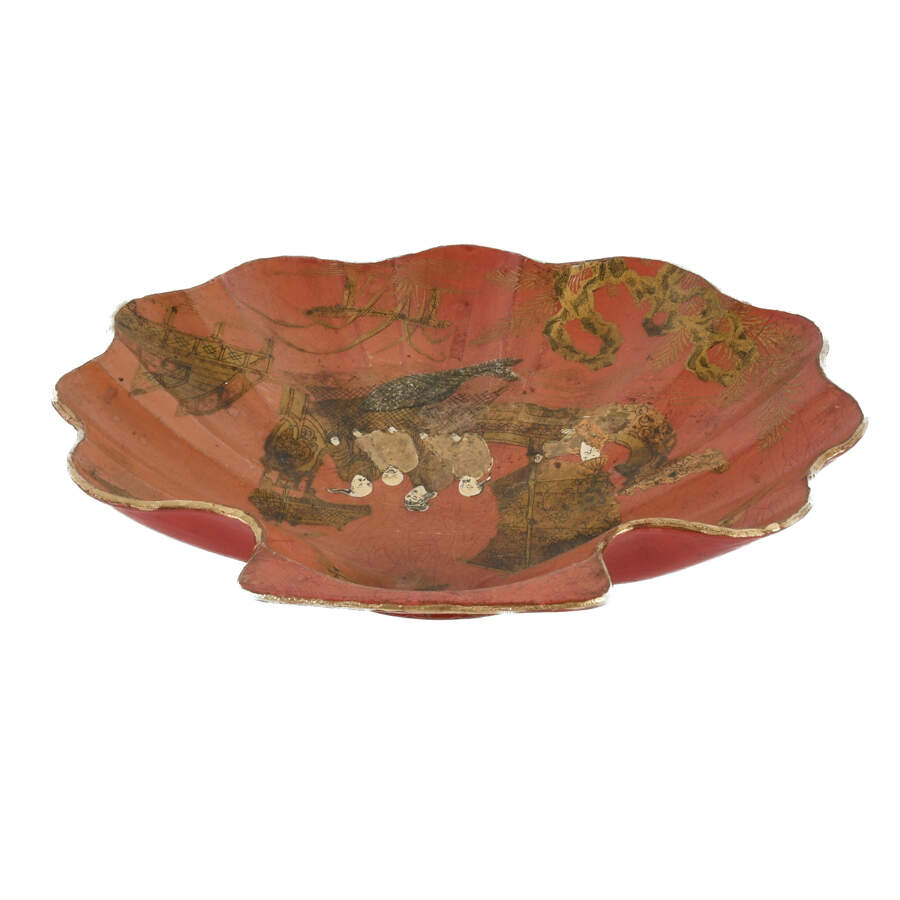Decorative Carved Wood Asian Architectural Accent-3