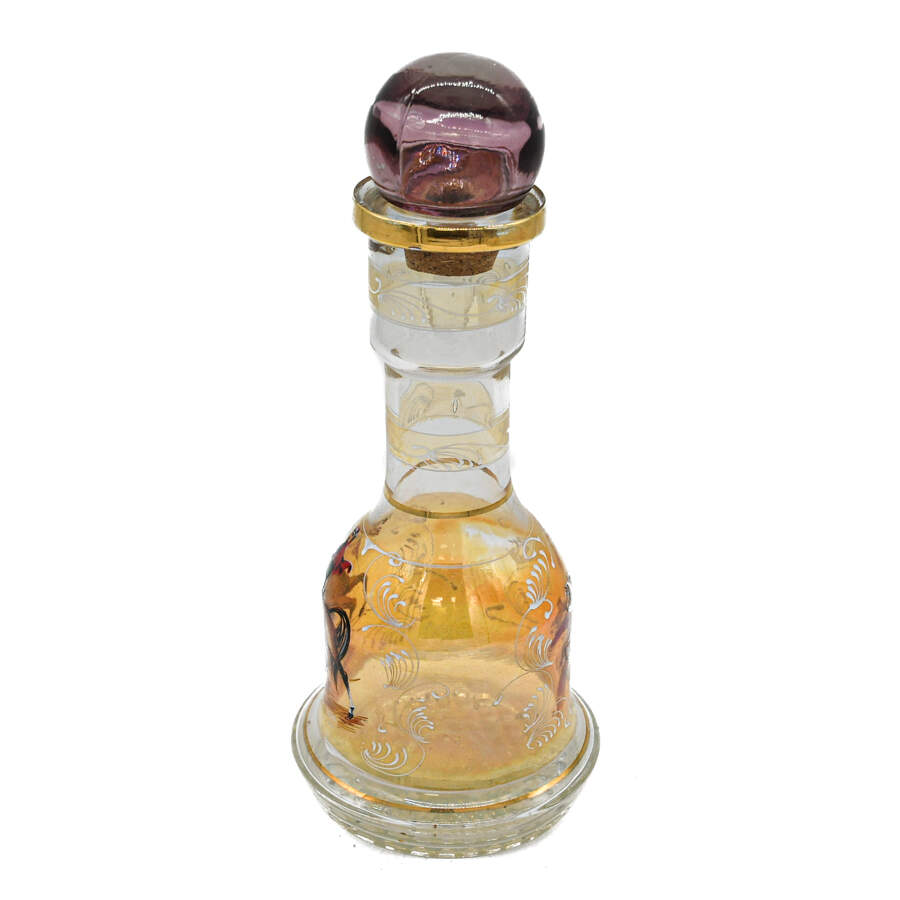 Painted Horse Breeds Glass Liquor Decanter-2