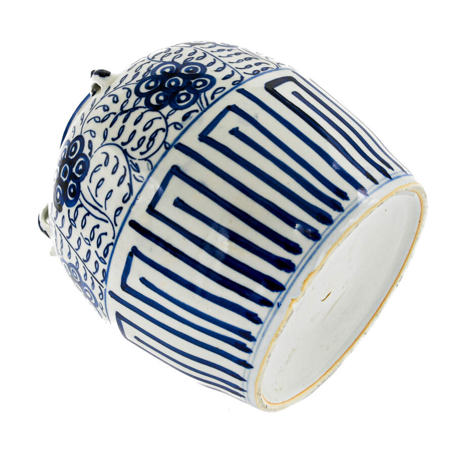 Blue and White Chinese Porcelain Pot-5