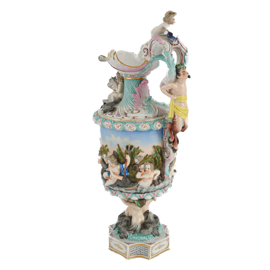 Antique Royal Rudolstadt Mythological Ewer-3