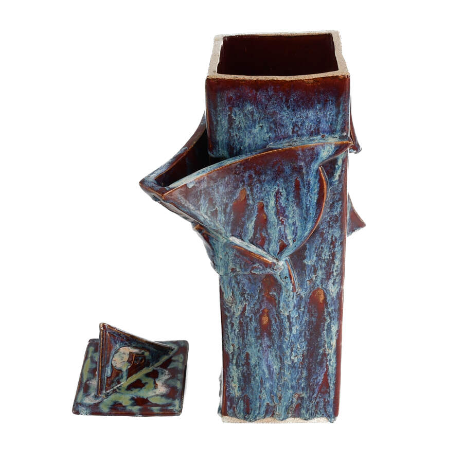 Decorative Accent  Abstract Pitcher Form Sculpture-4