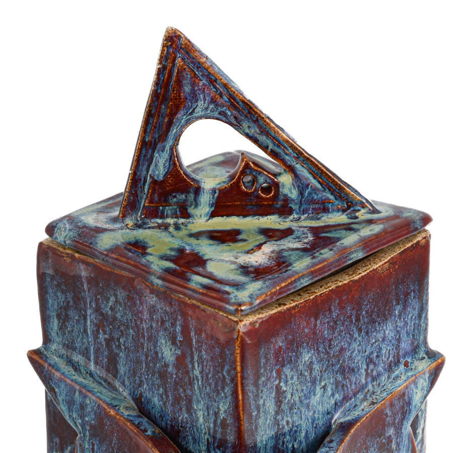 Decorative Accent  Abstract Pitcher Form Sculpture-3