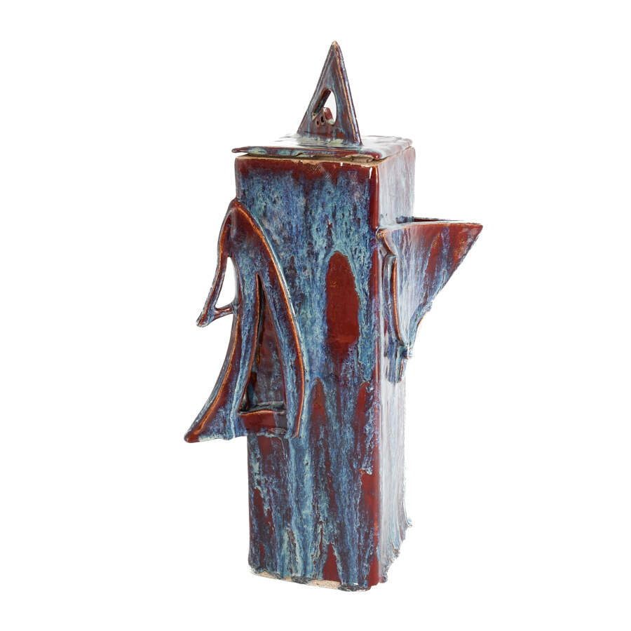 Decorative Accent  Abstract Pitcher Form Sculpture-2