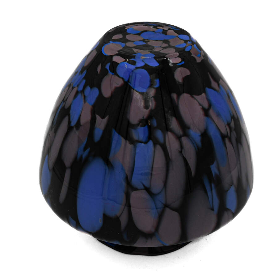 Italian Multi-Color Glass Vase-4