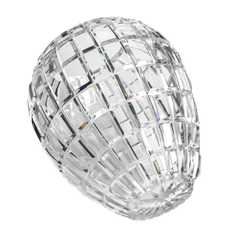 Large Heavy Crystal Centerpiece Bowl-2