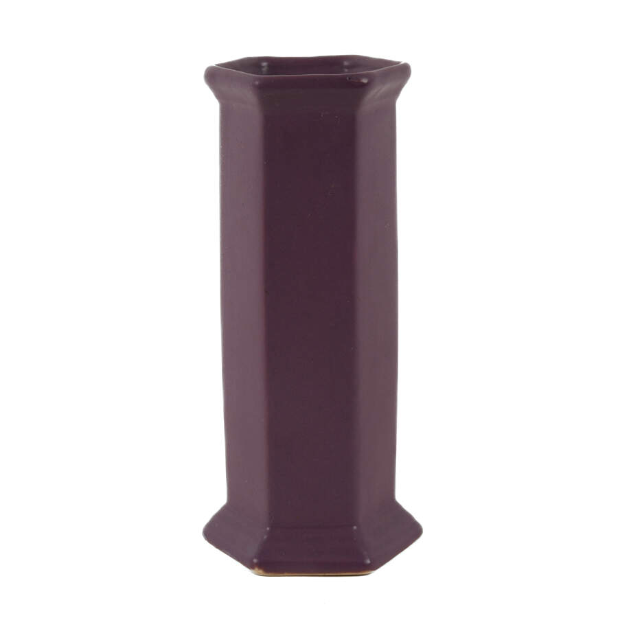 Purple English 1920s Bourne Denby Pottery Vase-2