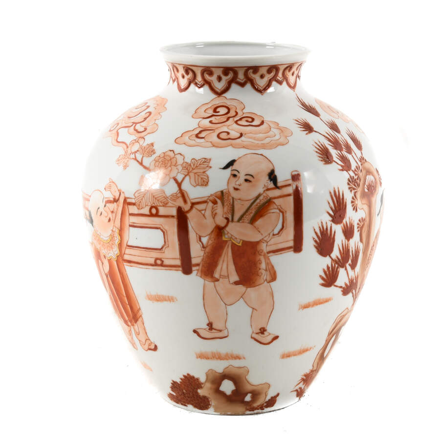 Artist Signed Japanese Kutani Vase-5