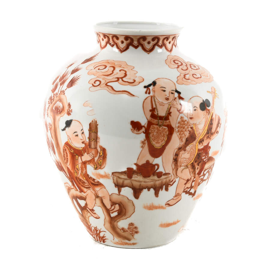 Artist Signed Japanese Kutani Vase-2