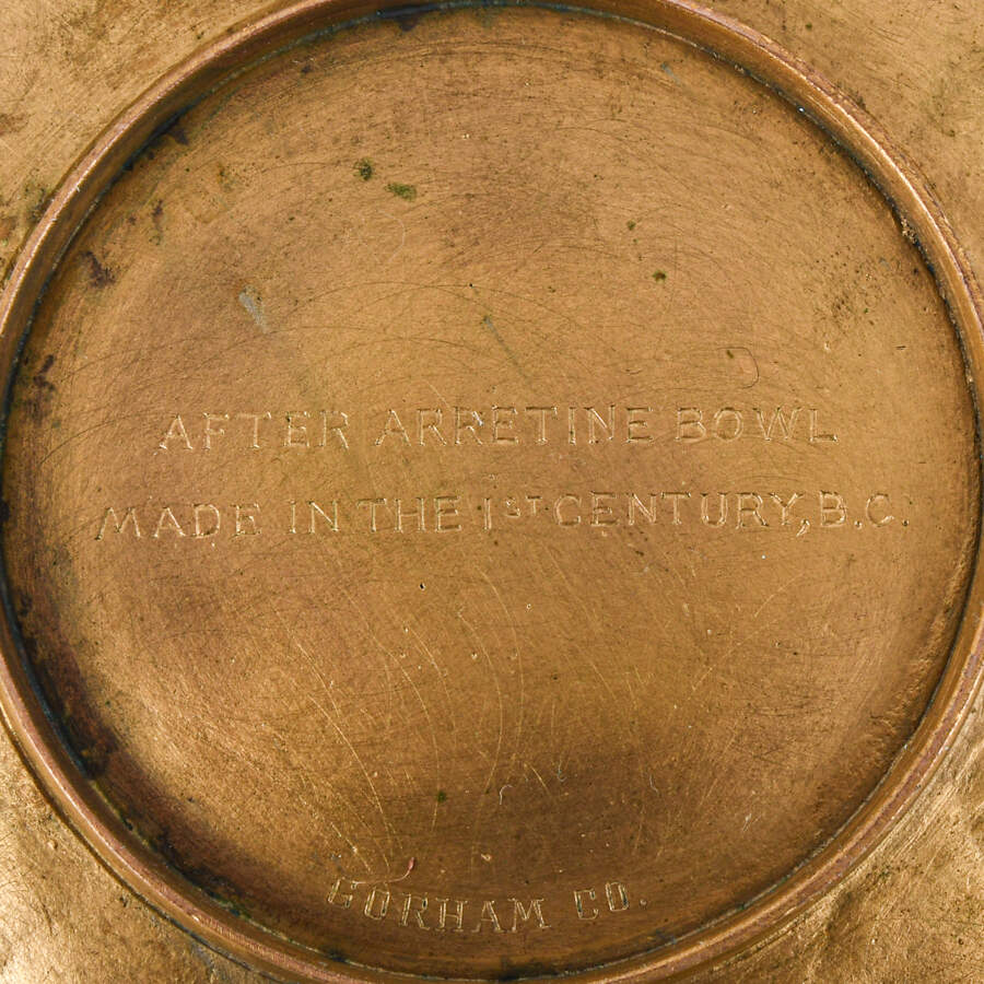 Antique Gorham & Co. Bronze Trinket Tray After Arrentine-5