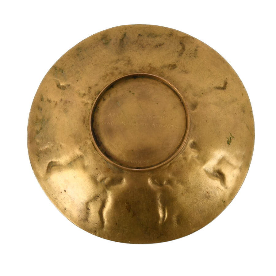 Antique Gorham & Co. Bronze Trinket Tray After Arrentine-4