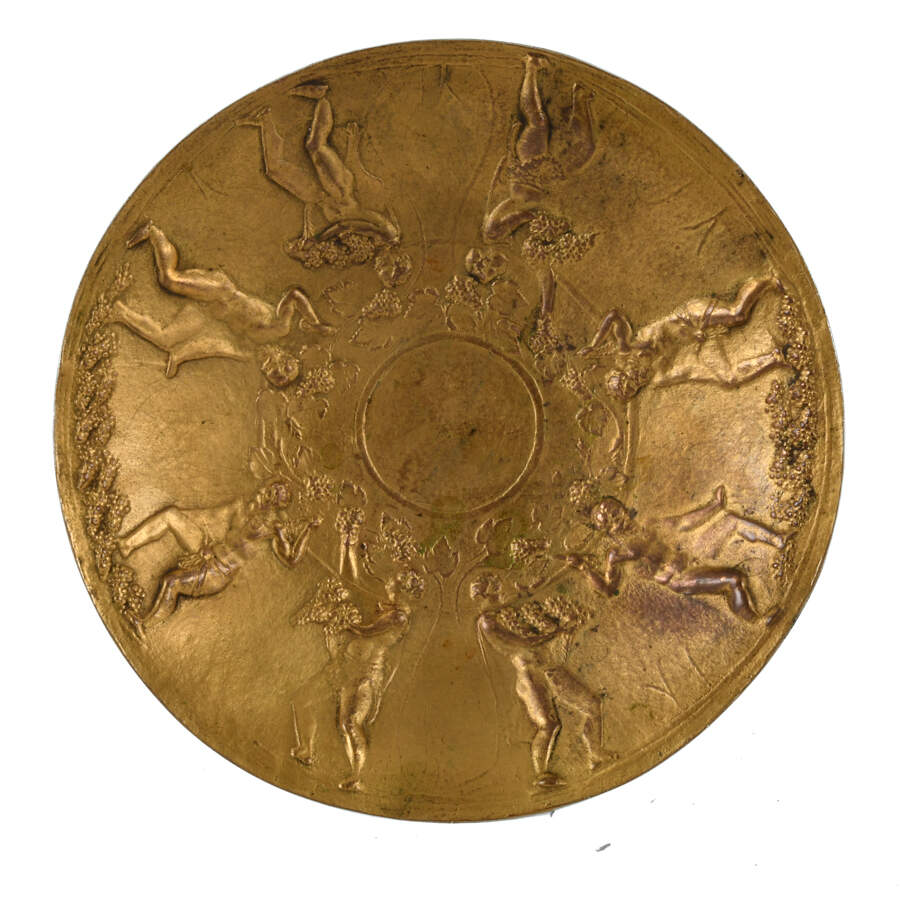 Antique Gorham & Co. Bronze Trinket Tray After Arrentine-3
