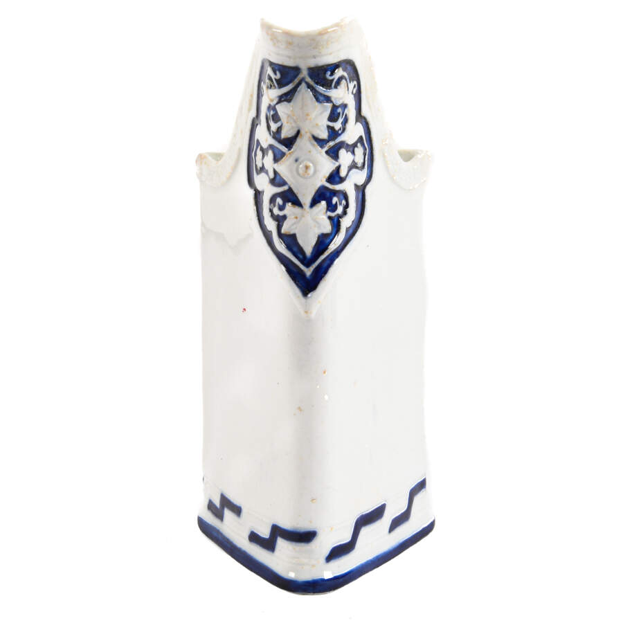 Antique Royal Worcester Blue and White Aesthetic Milk Jug-1