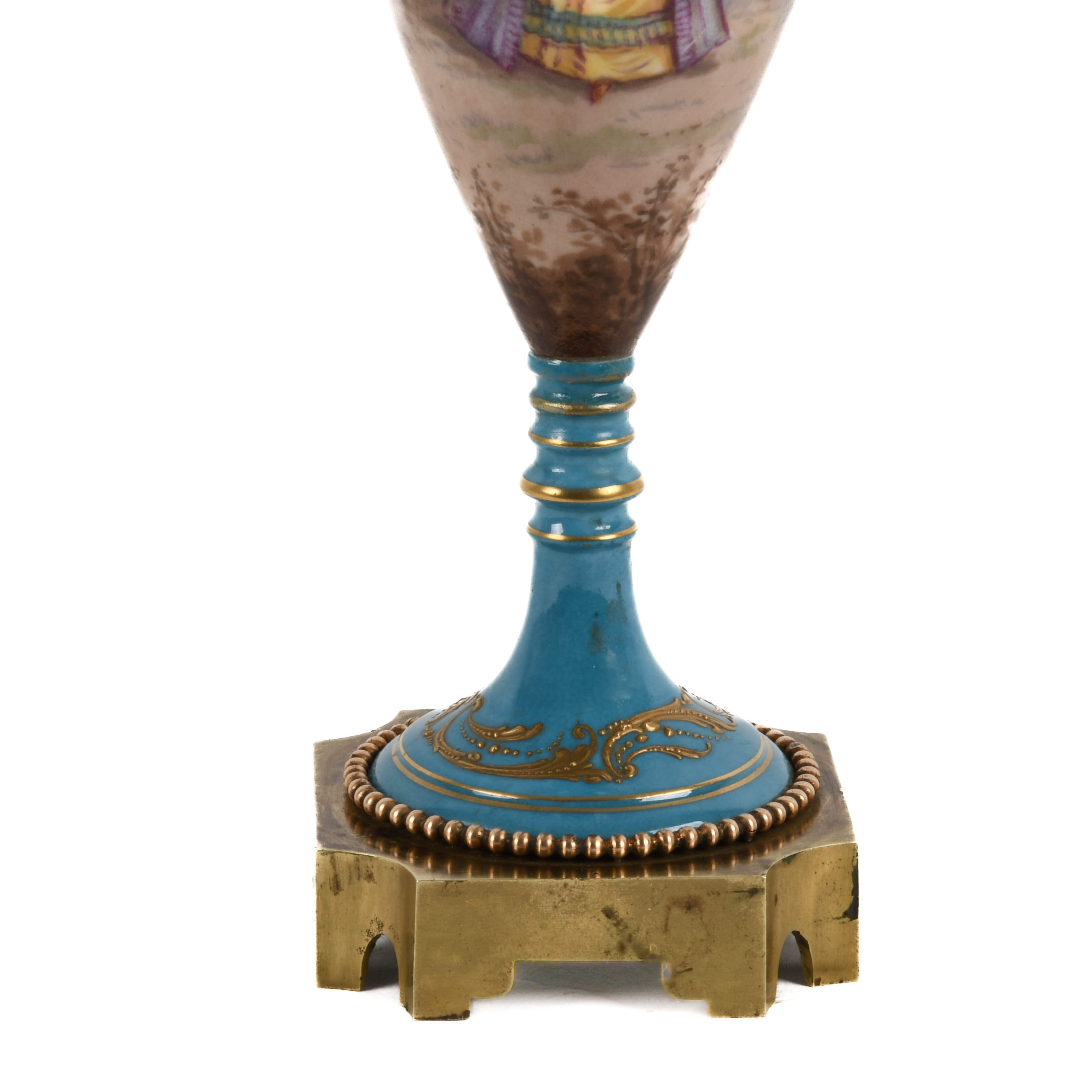 Antique Sèvres-Style Figural Painting Urn-4