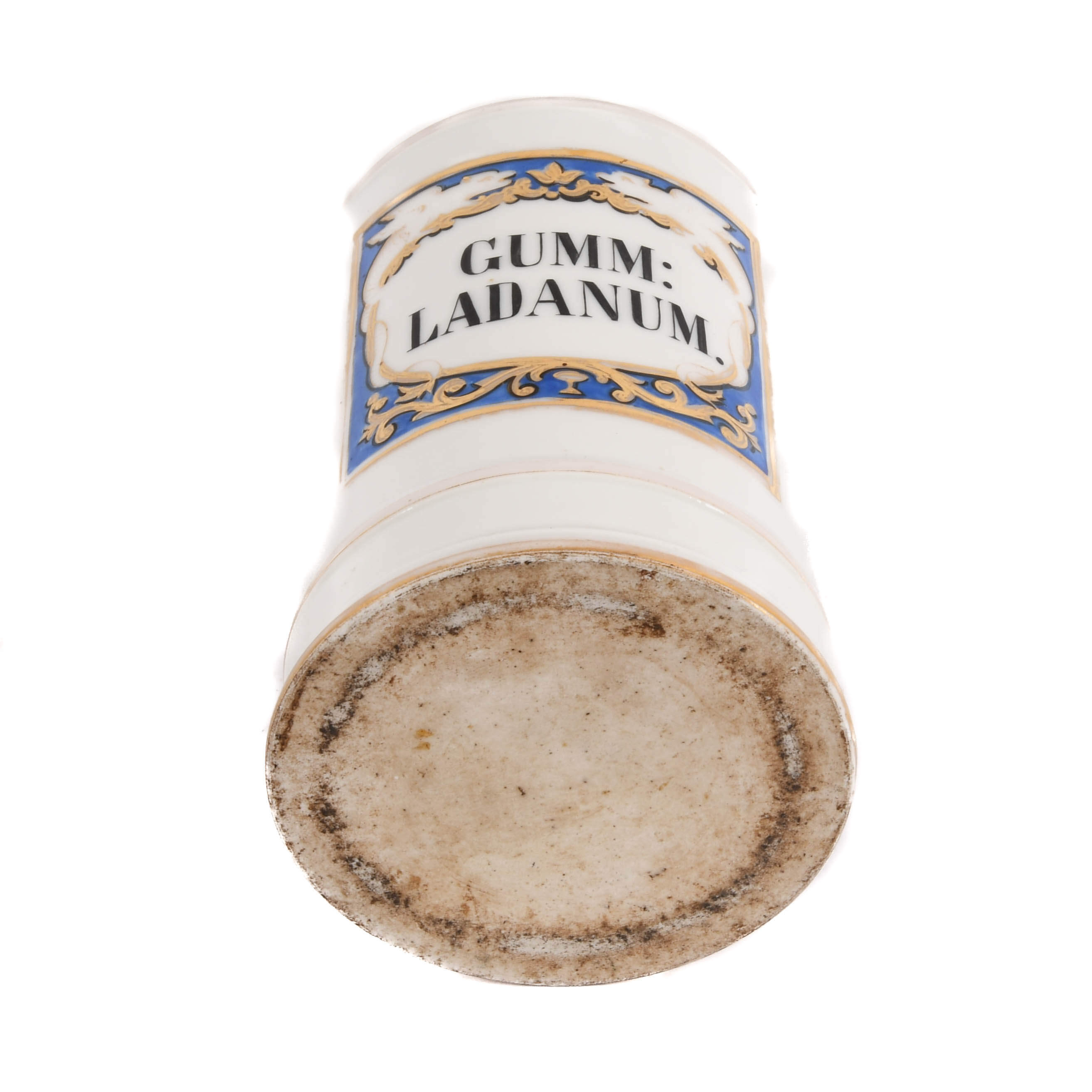 Antique Paris Porcelain Pharmacy Jar-6