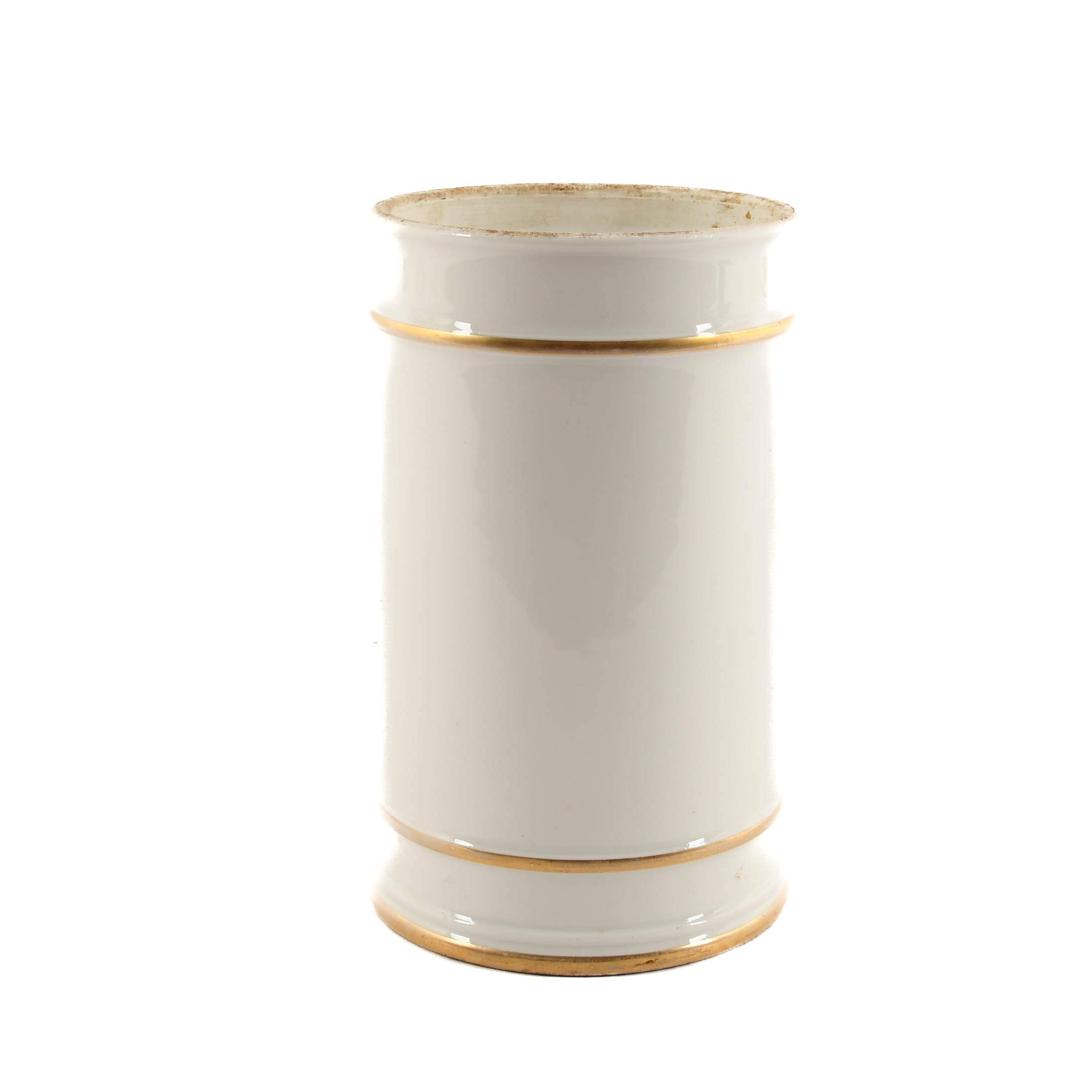 Antique Paris Porcelain Pharmacy Jar-3