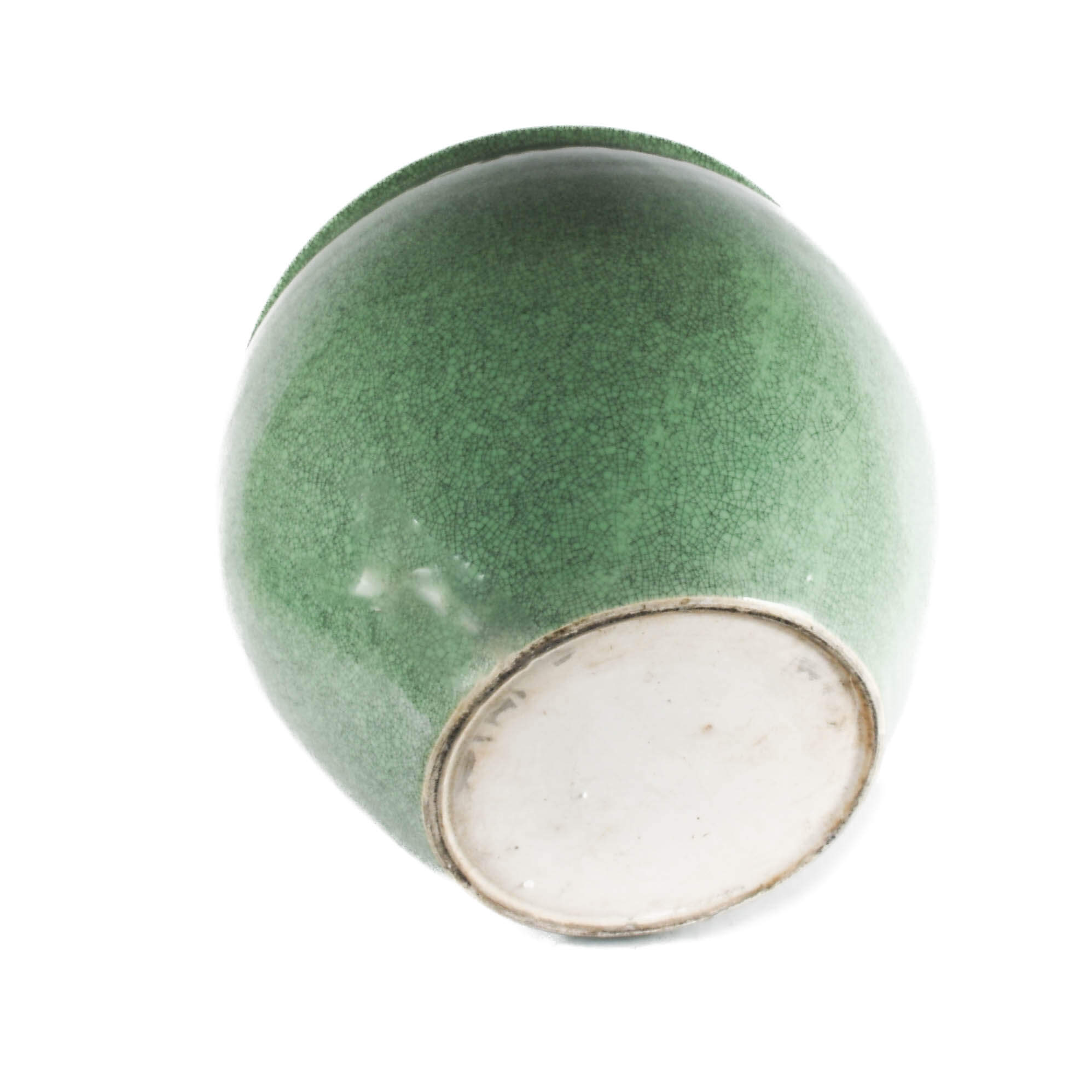 Palatial-Sized Chinese Celadon Fishbowl Planter-4