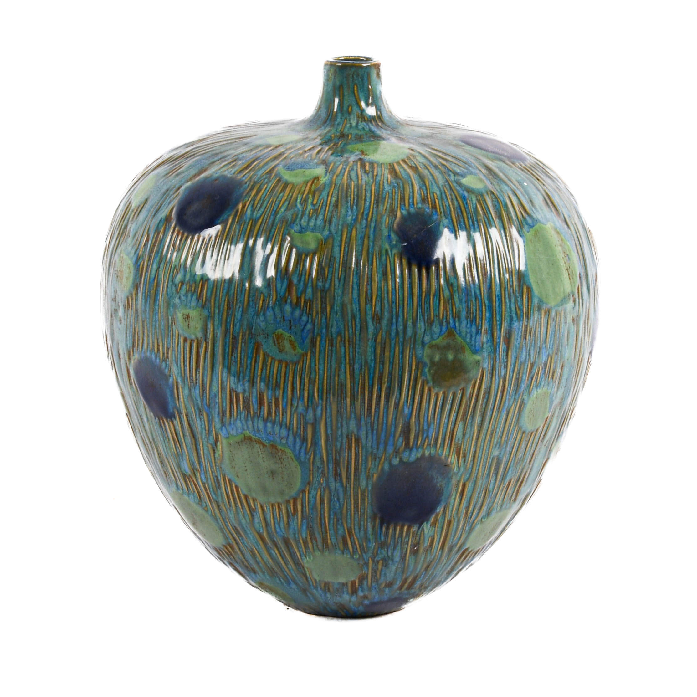 Large Studio Pottery Weed Pot-1