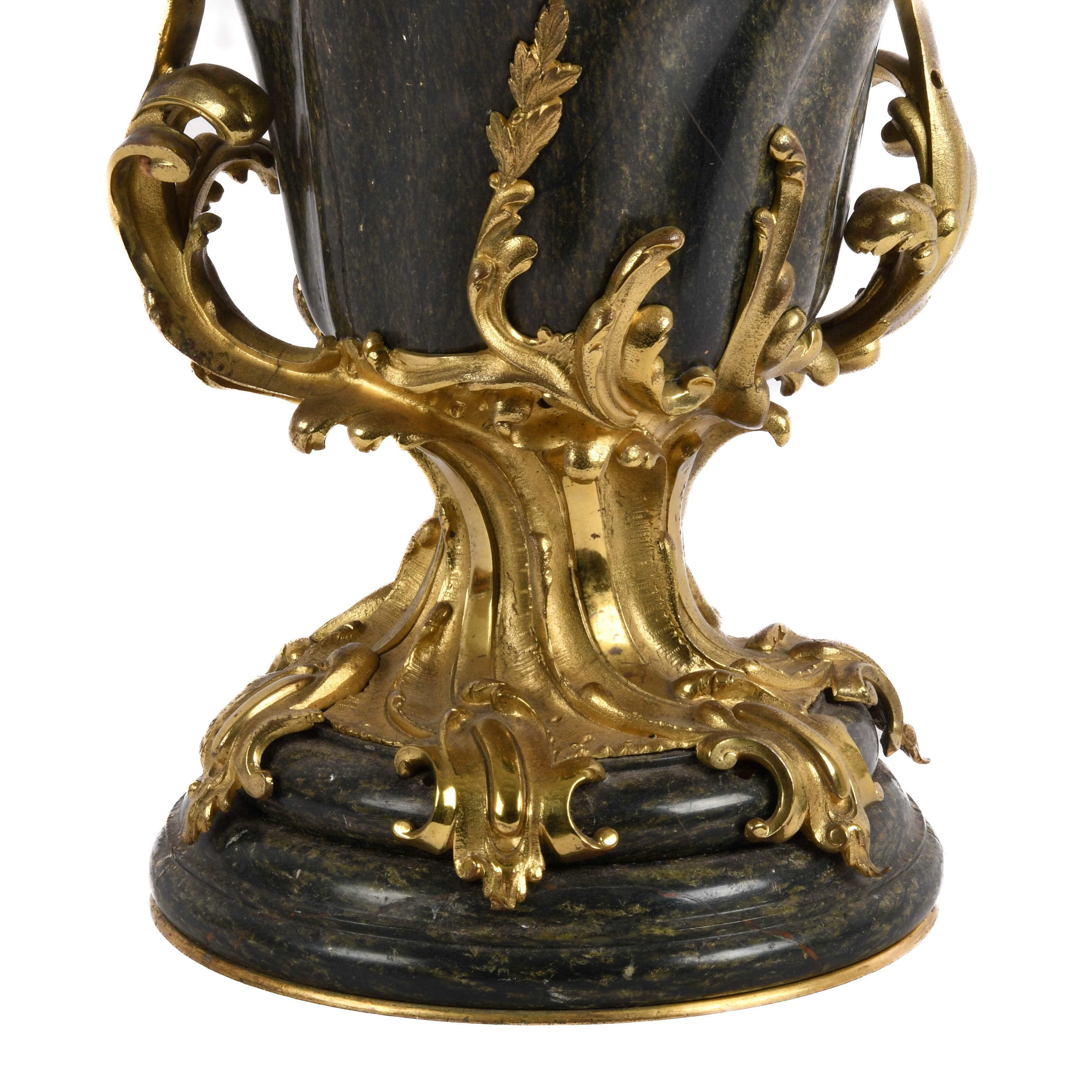 Antique Ormolu and Marble Urn-3