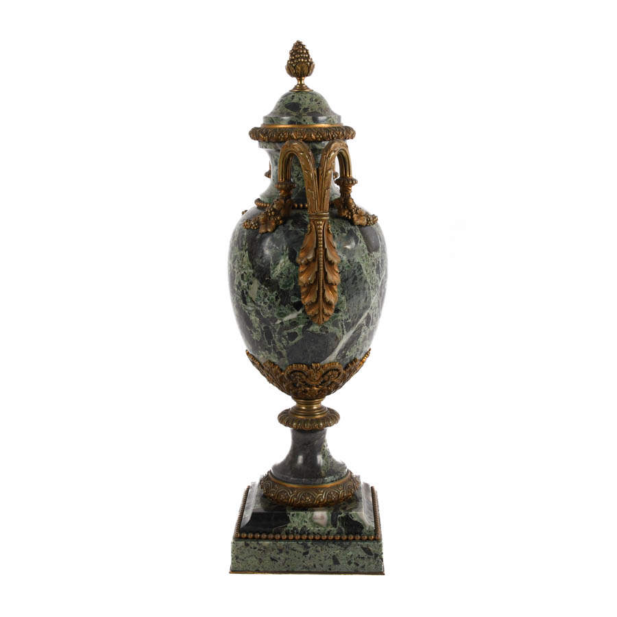 Bronze and Marble Urn-6