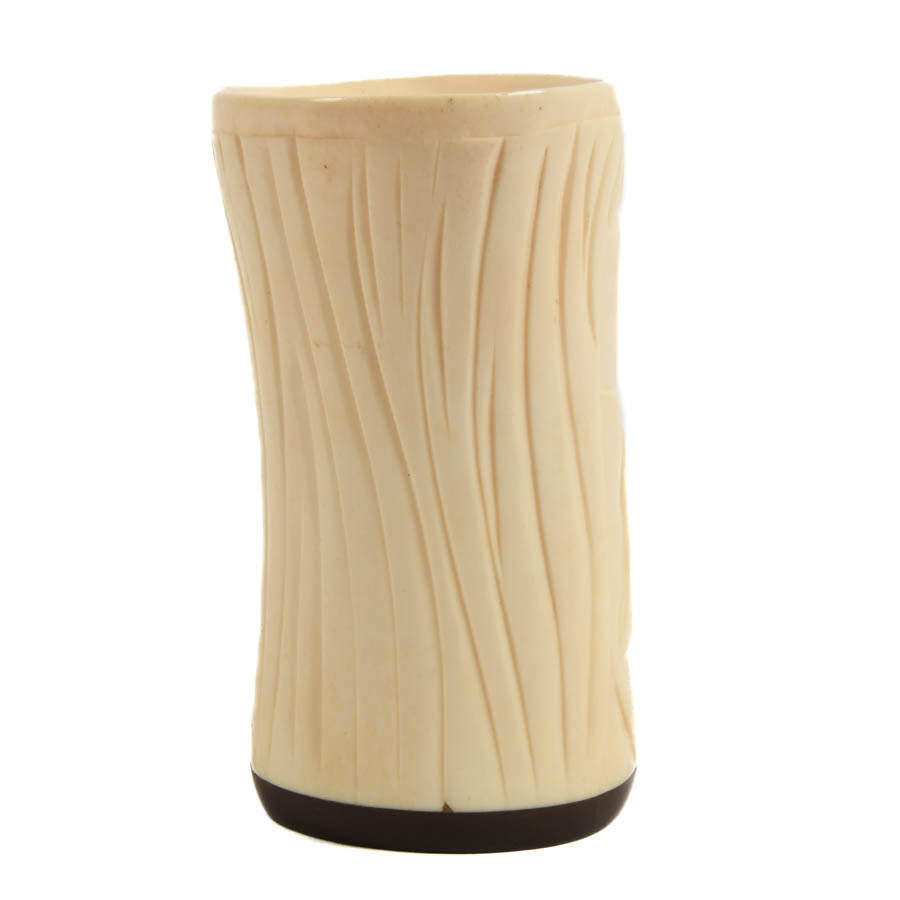 Figural Carved Bone Cup-5